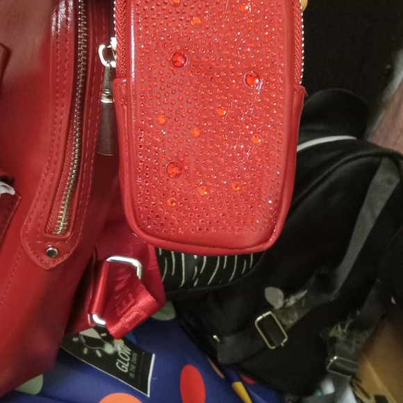 Madden NYC Red Women's Backpack - Picture 4 of 5